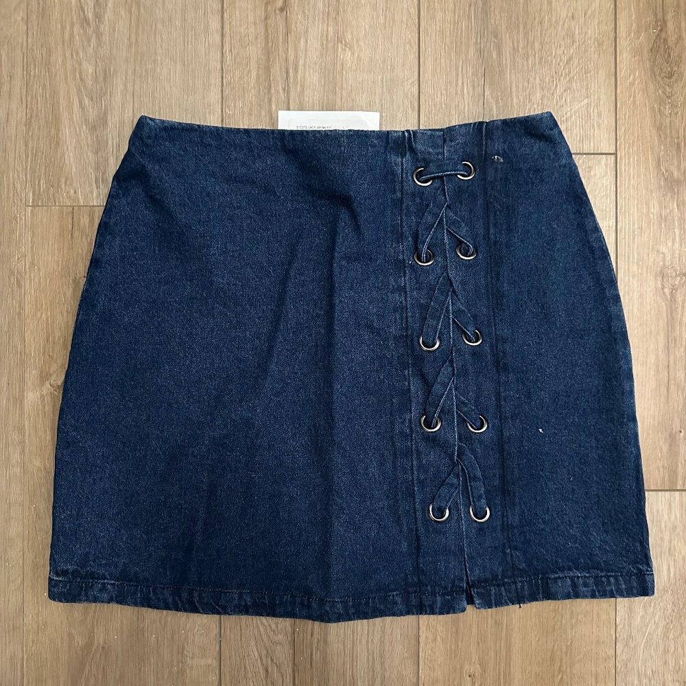 Women's Denim Skirt Large